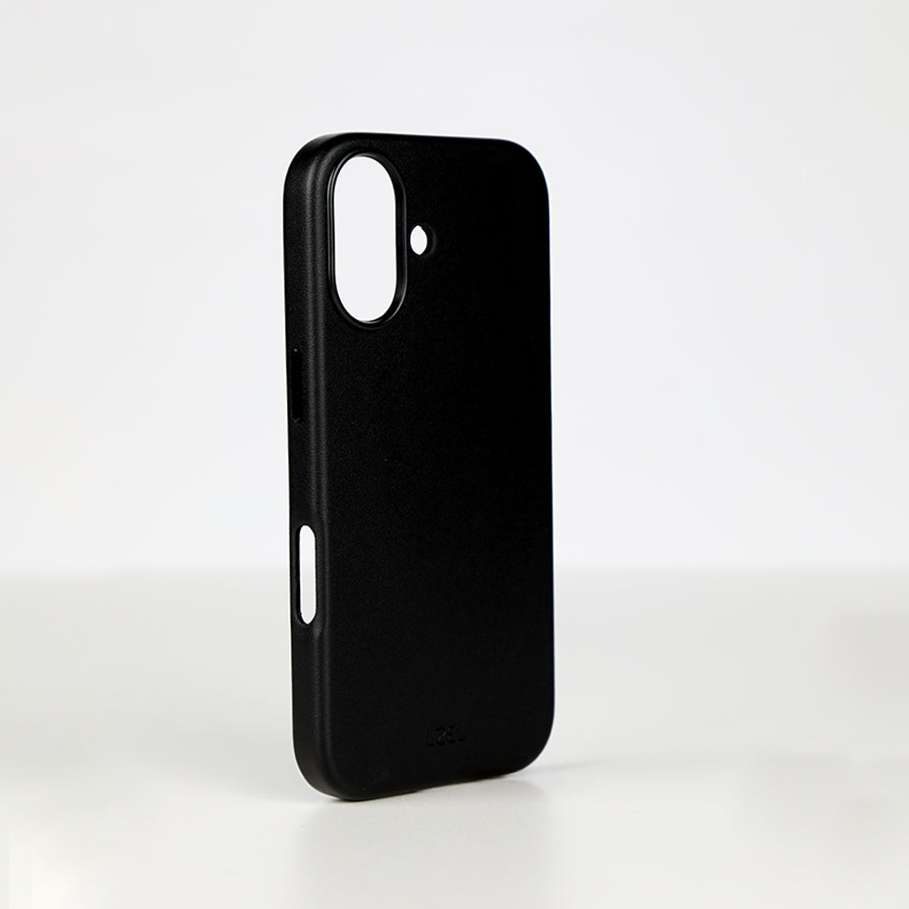 LZEL MagOrbio Leather Case for iPhone 17 | Black