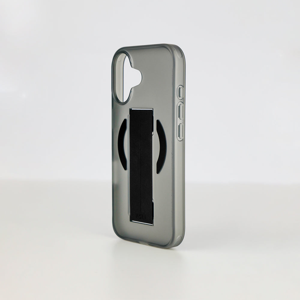 Asli Global MagTrox Grip Pro Liquid Silicone Soft Grip MagSafe Case for iPhone 17 | Black