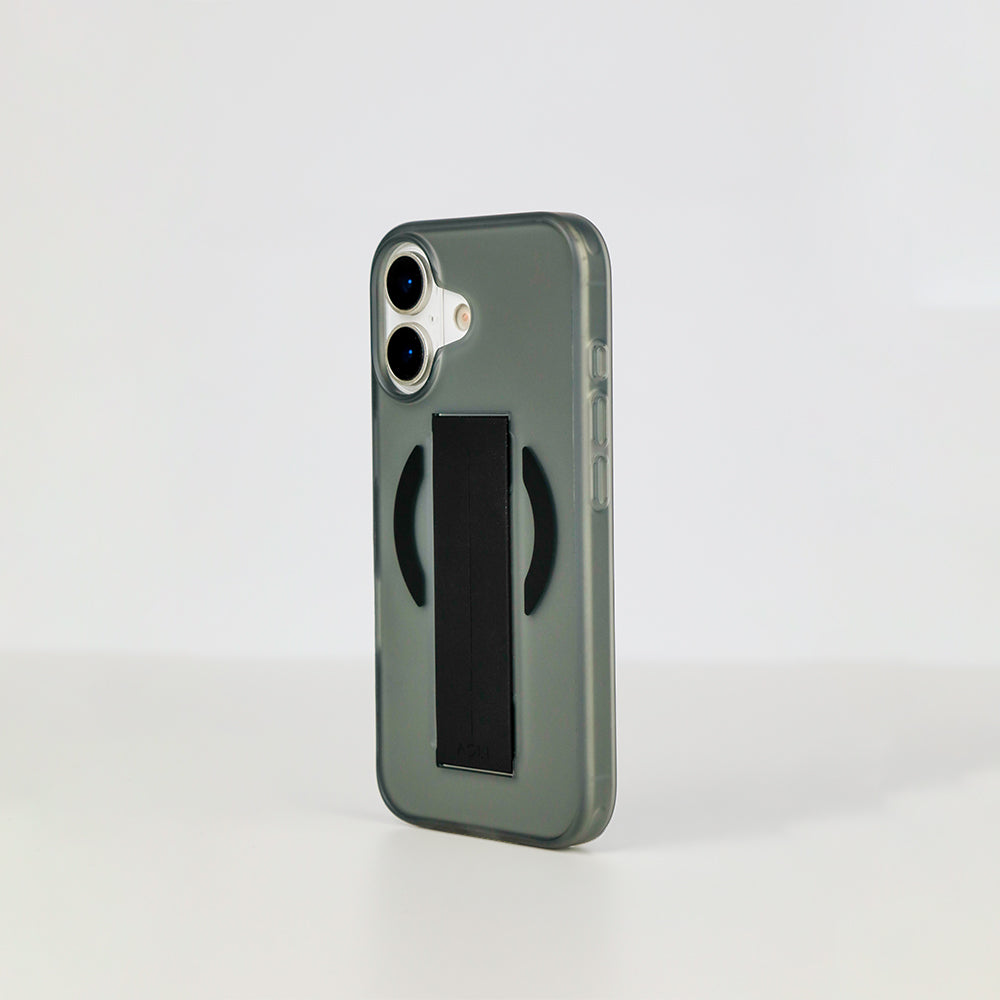 Asli Global MagTrox Grip Pro Liquid Silicone Soft Grip MagSafe Case for iPhone 17 | Black