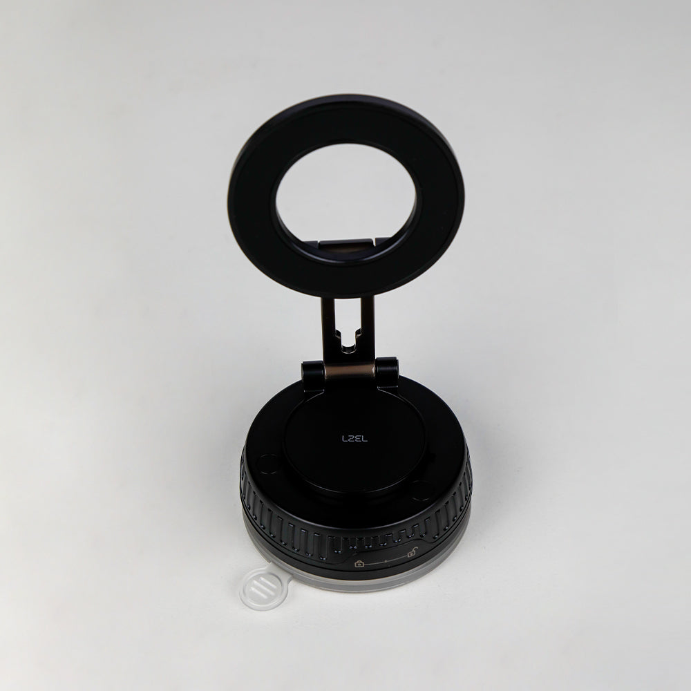 LZEL Magvortex Flex Vacuum Suction Phone Holder 360Â° Rotation | Black