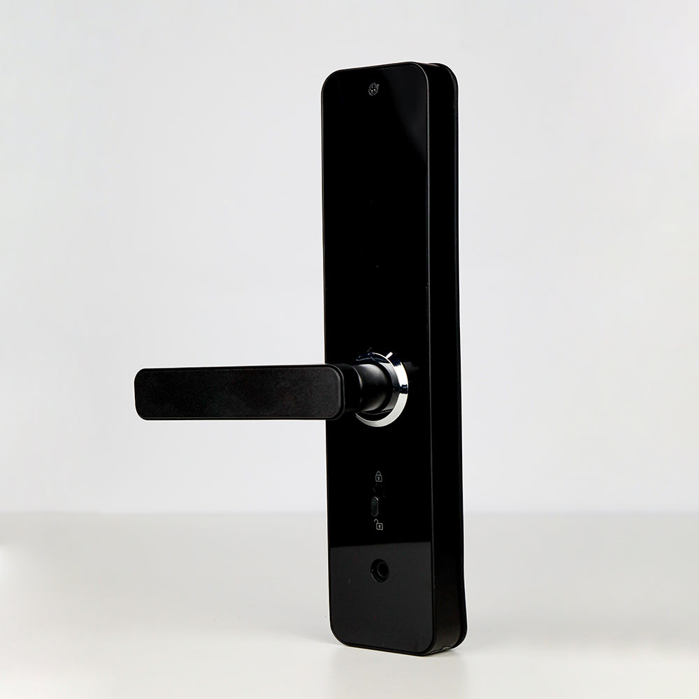 LZEL ZYNTRA Smart Door Lock with Alarm & Tuya App Control | Black