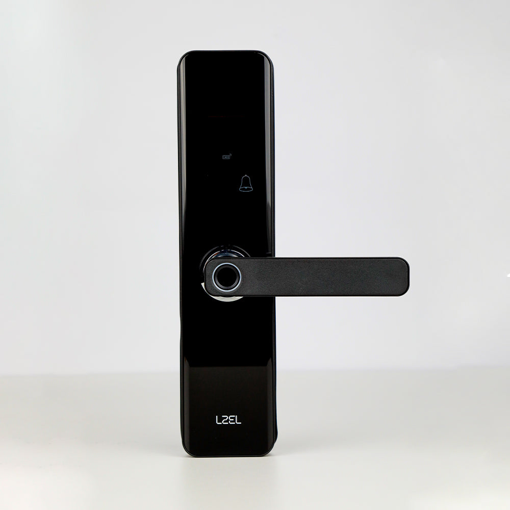 LZEL ZYNTRA Smart Door Lock with Alarm & Tuya App Control | Black