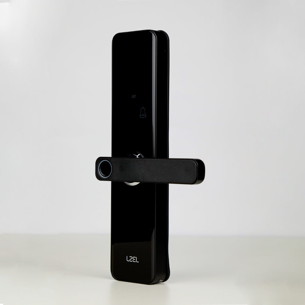 LZEL ZYNTRA Smart Door Lock with Alarm & Tuya App Control | Black