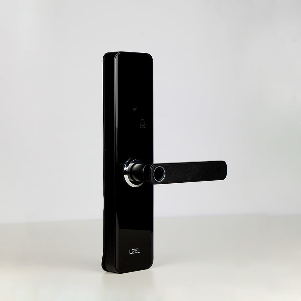 LZEL ZYNTRA Smart Door Lock with Alarm & Tuya App Control | Black