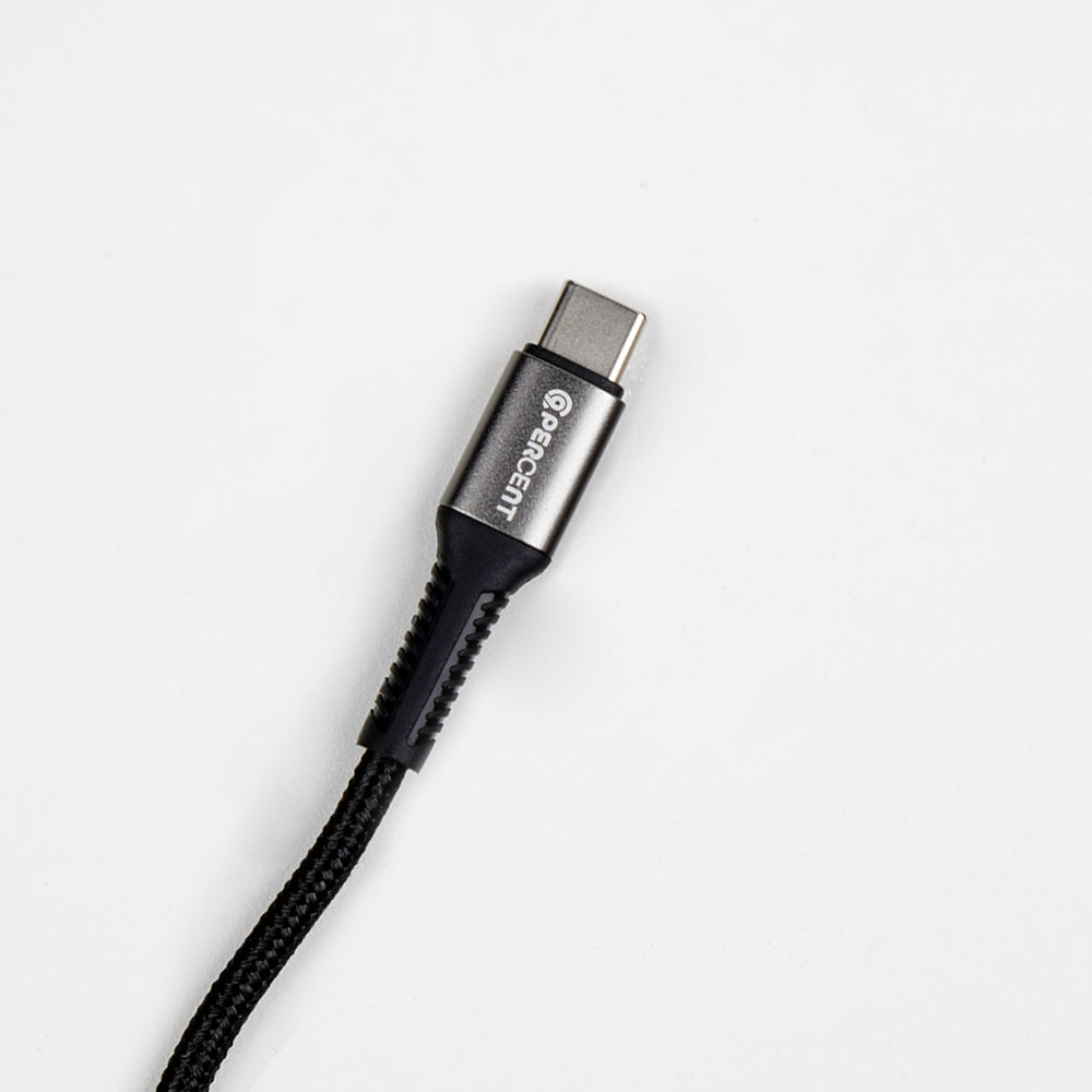 90 Percent Voltix90 Core – USB-C to USB-C Braided Cable, 2M