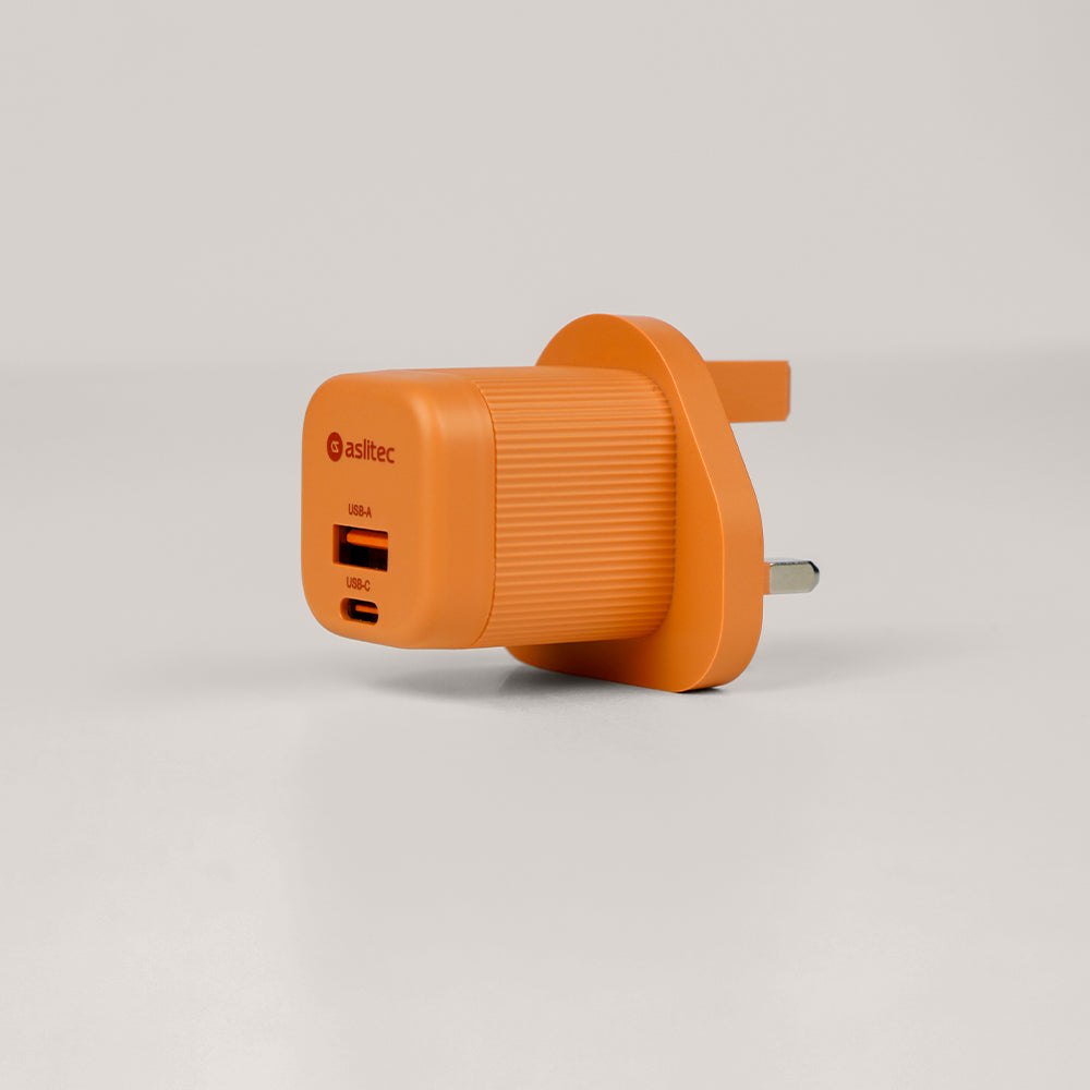 aslitec VexoraGaN 35W â€“ Premium GaN Charger, Dual USB-A + USB-C Ports