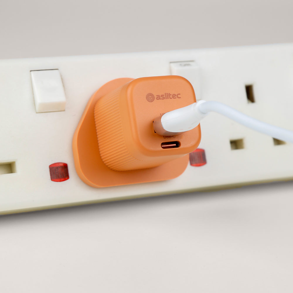 aslitec VexoraGaN 35W â€“ Premium GaN Charger, Dual USB-A + USB-C Ports