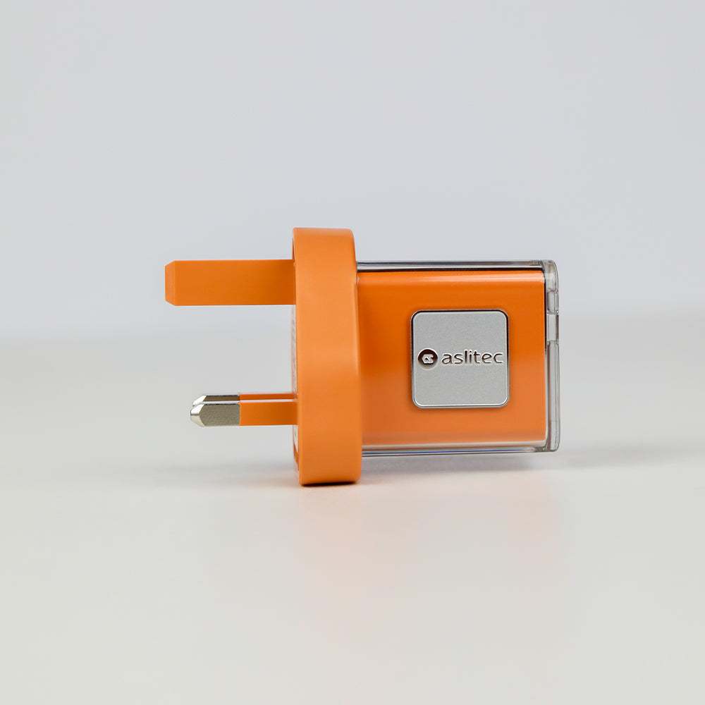 aslitec VoltiqueGaN 35W â€“ Premium GaN Charger, Dual USB-A + USB-C Ports