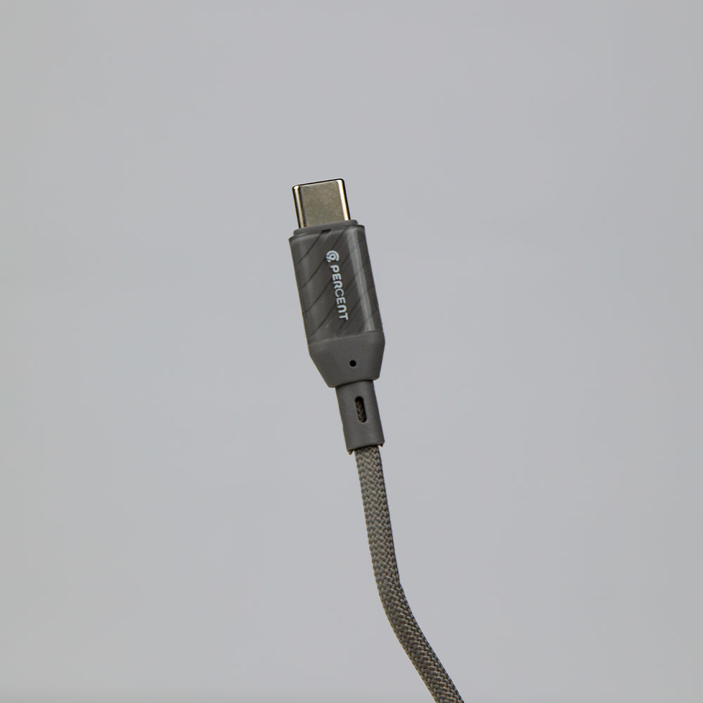 90 Percent Audio Flex 90 – Type-C to AUX Audio Braided Cable, 1M