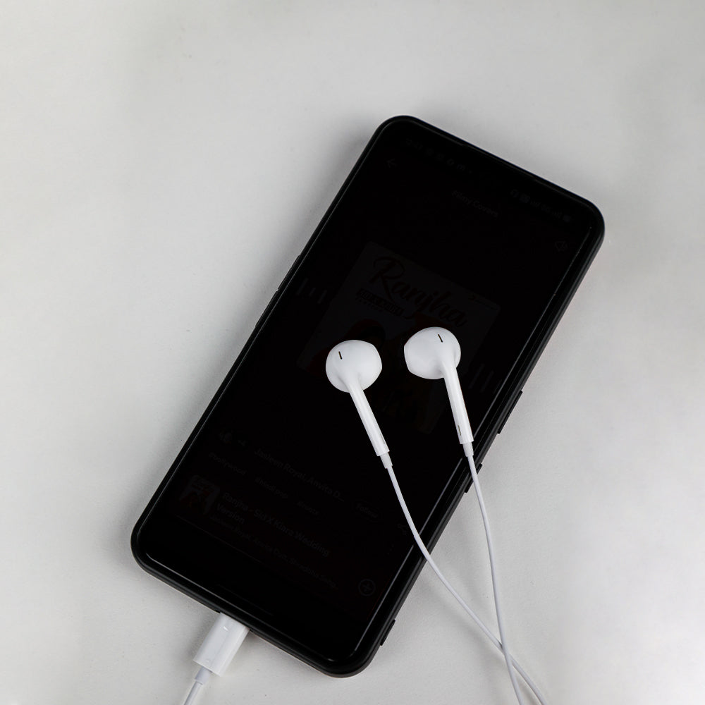90 Percent SoundDrift Line 90C – USB-C Headphones (1.2m) | White