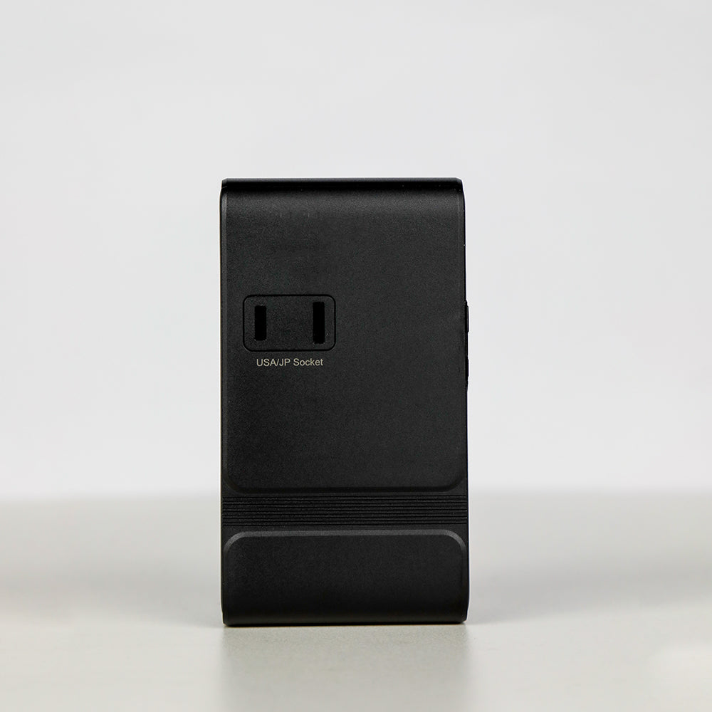 LZEL Voyage Globepowers 205W GaN III Fast PD Travel Adapter | Black
