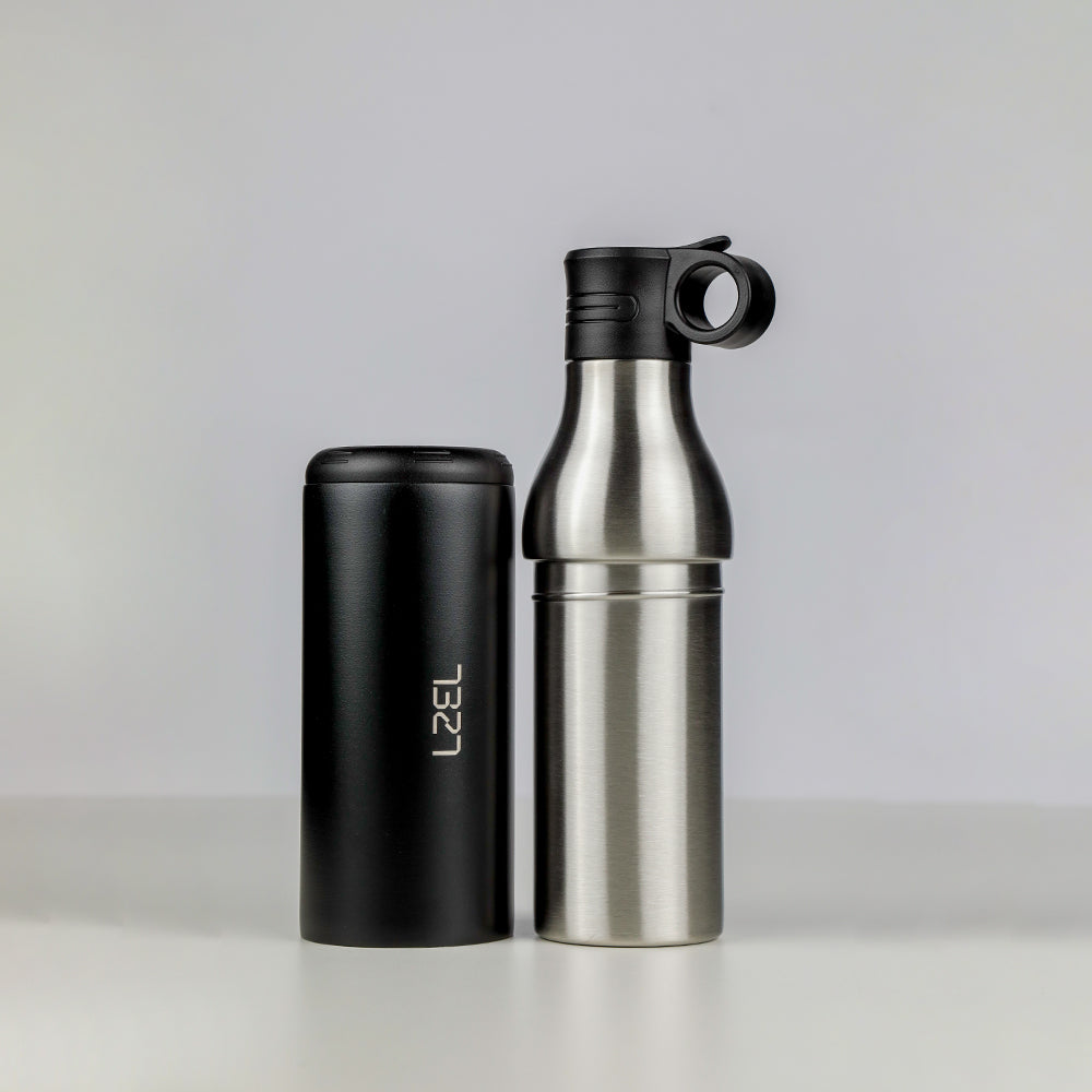 LZEL Natura Elva Vacuum Bottle Dual 400â€¯mL + 400â€¯mL