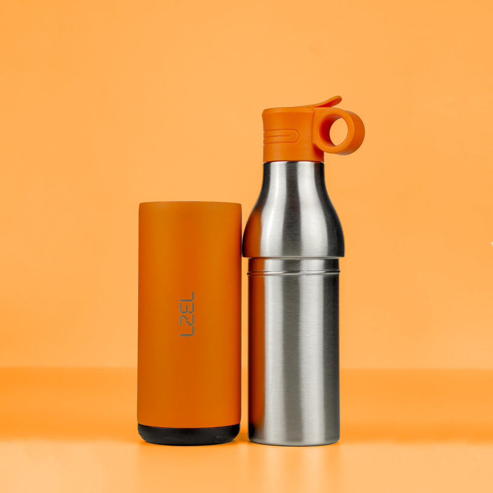 LZEL Natura Elva Vacuum Bottle Dual 400â€¯mL + 400â€¯mL