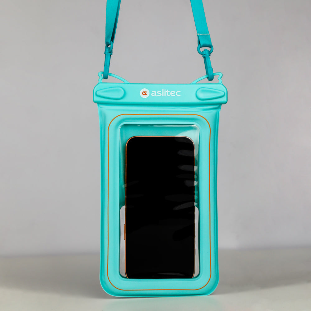 aslitec DIVEGUARD Pouch IP8X Waterproof Floating Phone Pouch With Touch Screen Access Fit Up to 8.9 inch