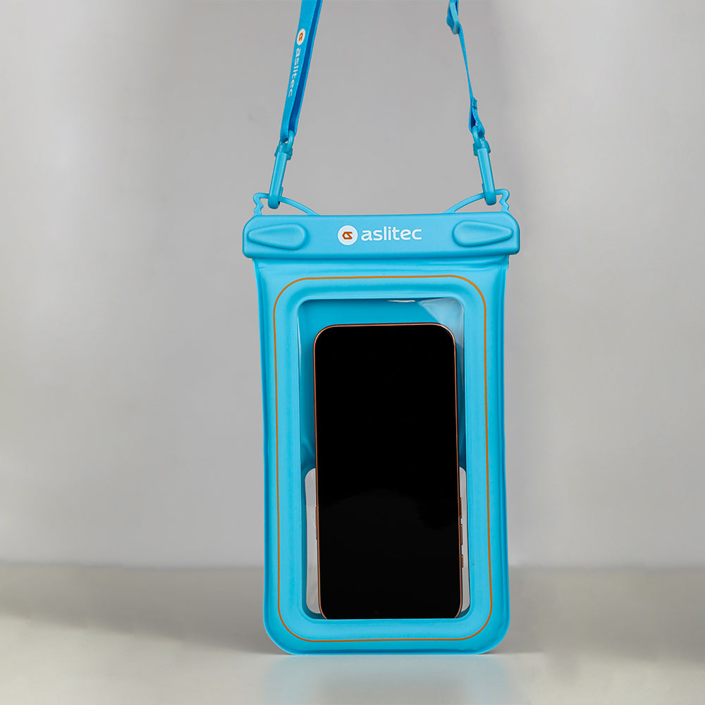 aslitec DIVEGUARD Pouch IP8X Waterproof Floating Phone Pouch With Touch Screen Access Fit Up to 8.9 inch