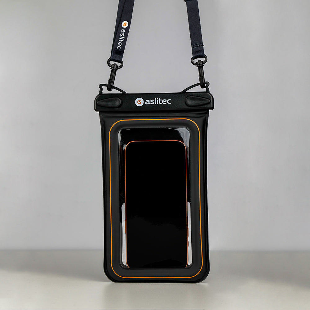 aslitec DIVEGUARD Pouch IP8X Waterproof Floating Phone Pouch With Touch Screen Access Fit Up to 8.9 inch