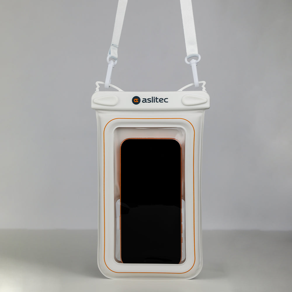 aslitec DIVEGUARD Pouch IP8X Waterproof Floating Phone Pouch With Touch Screen Access Fit Up to 8.9 inch