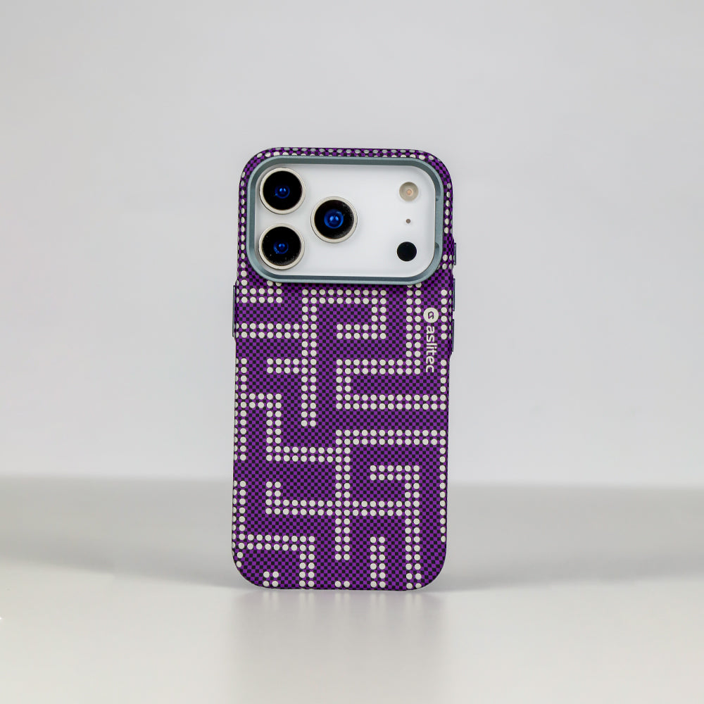 aslitec MAZEMAG MagSafe Case with Maze Pattern & Metal Accents for iPhone 18 Pro & 18 Pro Max