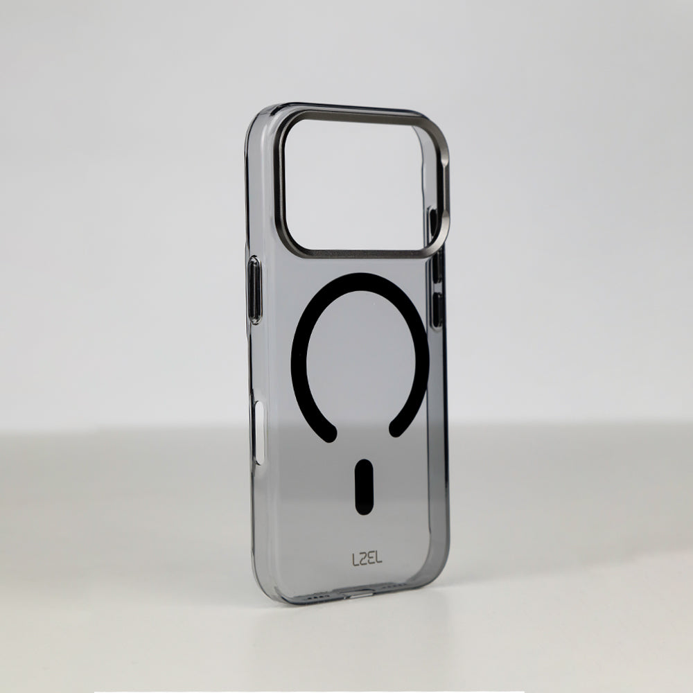 LZEL METAL MAGCRYSTAL Clear MagSafe Case with Metal Frame for iPhone 18 Pro & 18 Pro Max