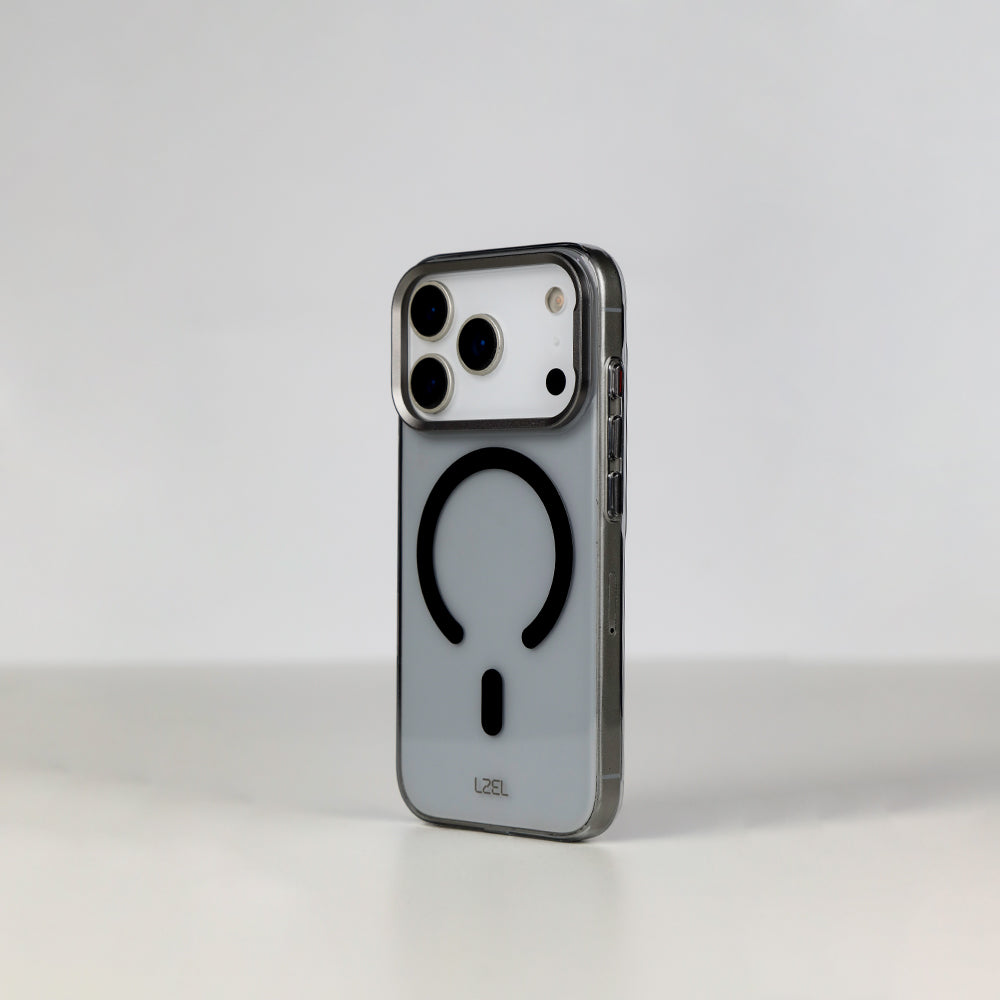 LZEL METAL MAGCRYSTAL Clear MagSafe Case with Metal Frame for iPhone 18 Pro & 18 Pro Max