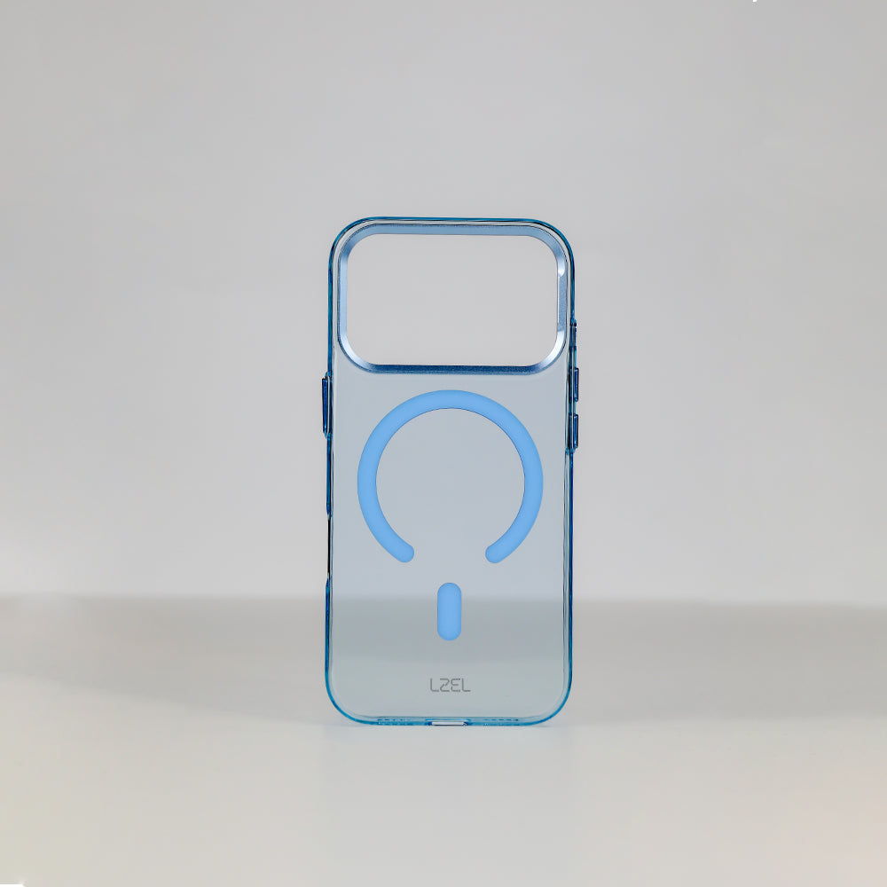 LZEL METAL MAGCRYSTAL Clear MagSafe Case with Metal Frame for iPhone 18 Pro & 18 Pro Max