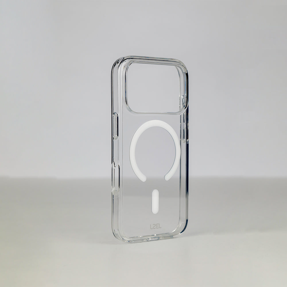 LZEL NEXOMAG Clear MagSafe Case with Enhanced Edge Protection for iPhone 18 Pro & 18 Pro Max