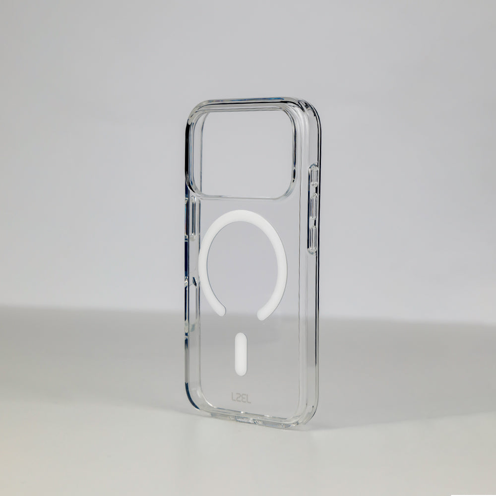 LZEL NEXOMAG Clear MagSafe Case with Enhanced Edge Protection for iPhone 18 Pro & 18 Pro Max