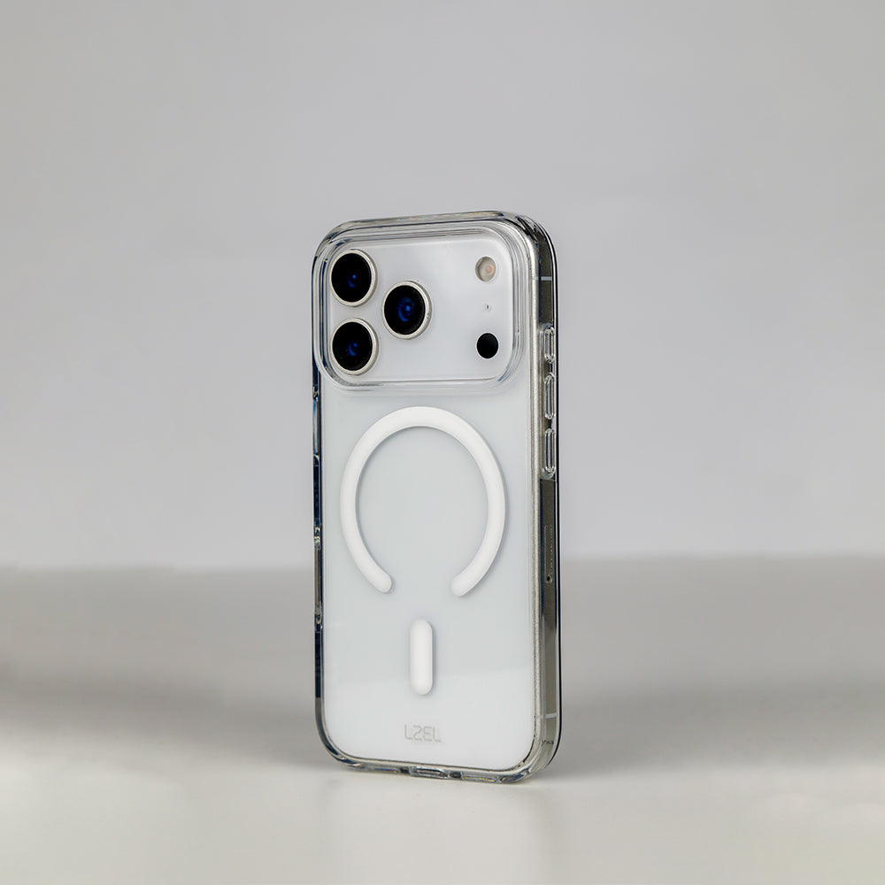 LZEL NEXOMAG Clear MagSafe Case with Enhanced Edge Protection for iPhone 18 Pro & 18 Pro Max