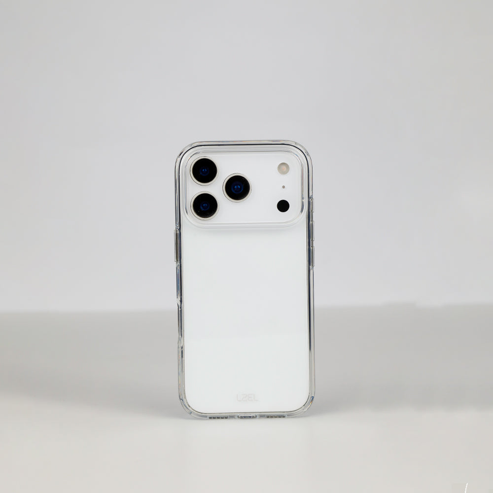 LZEL NEXON CLEAR Crystal Clear Slim Case with Enhanced Edge Protection for iPhone 18 Pro & 18 Pro Max