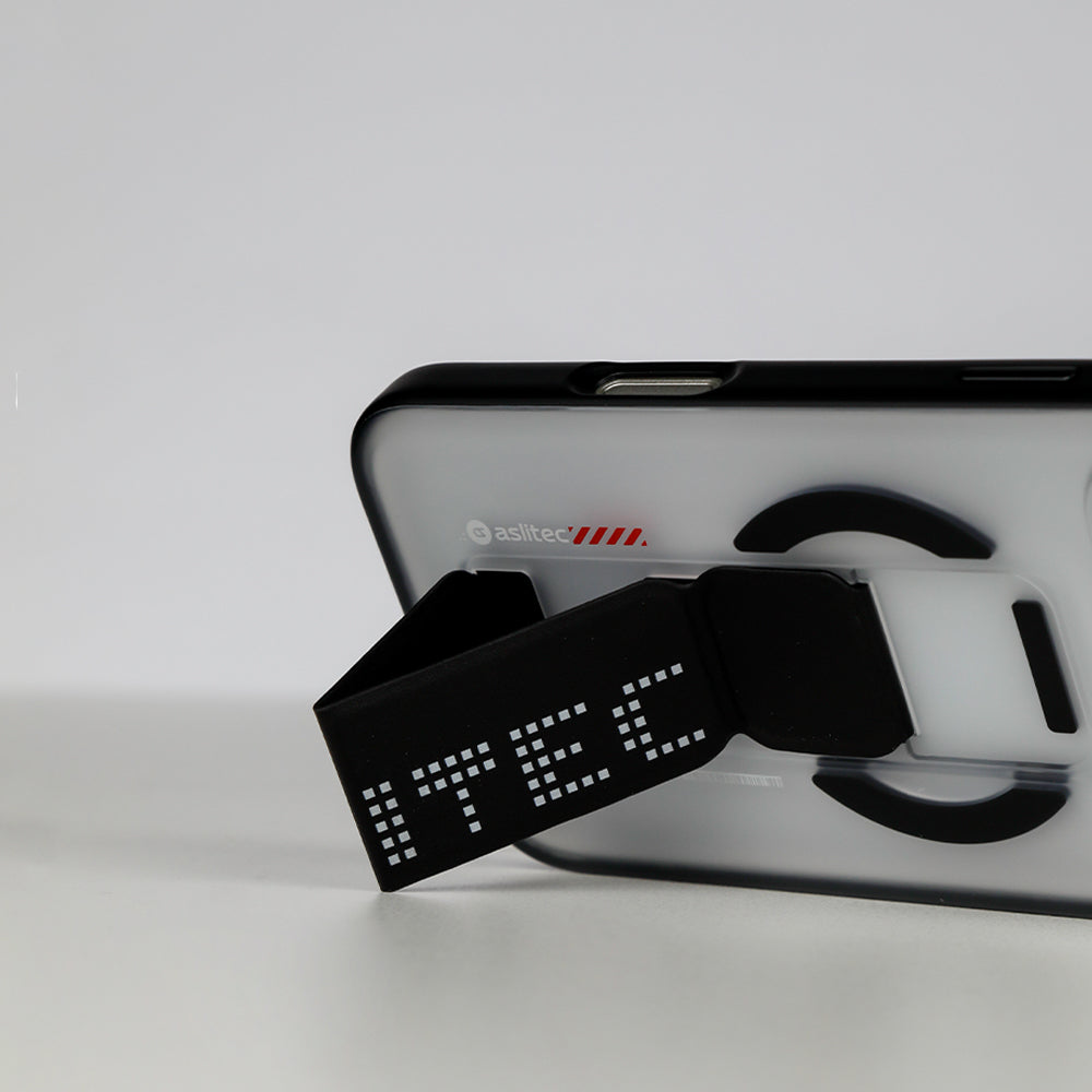 aslitec MATTMAG Matte MagSafe Case with Leather Kickstand for iPhone 18 Pro