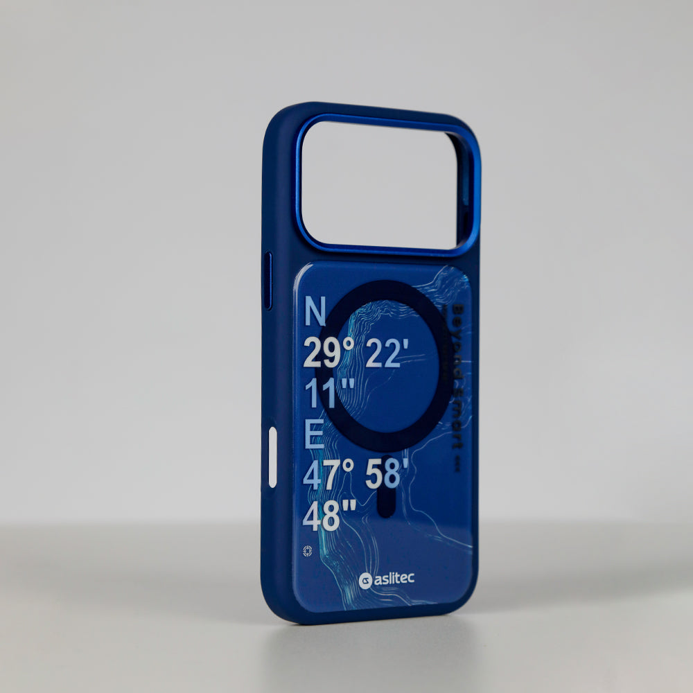 aslitec Geomag Silicone Premium Silicon Magsafe Case With Metal Accents Case For iPhone 18 Pro