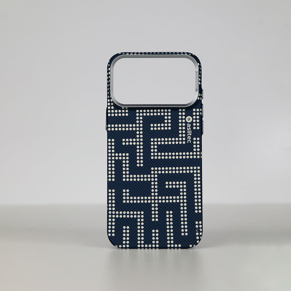 aslitec MAZEMAG MagSafe Case with Metal Accents & Maze Pattern for iPhone 18 Pro Max