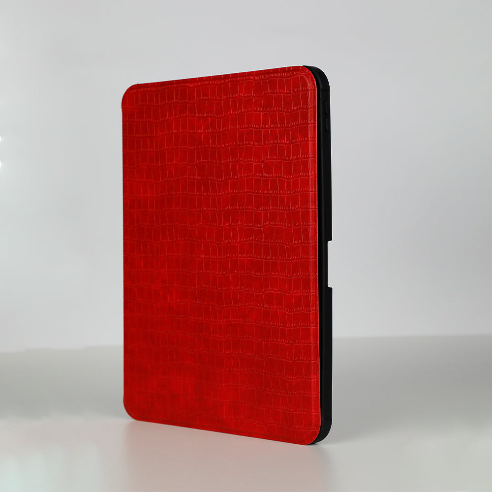 Smart High Quality Croc Pattern Leather Case for iPad A16 11-inch 2025 & iPad 10.9-inch 2022