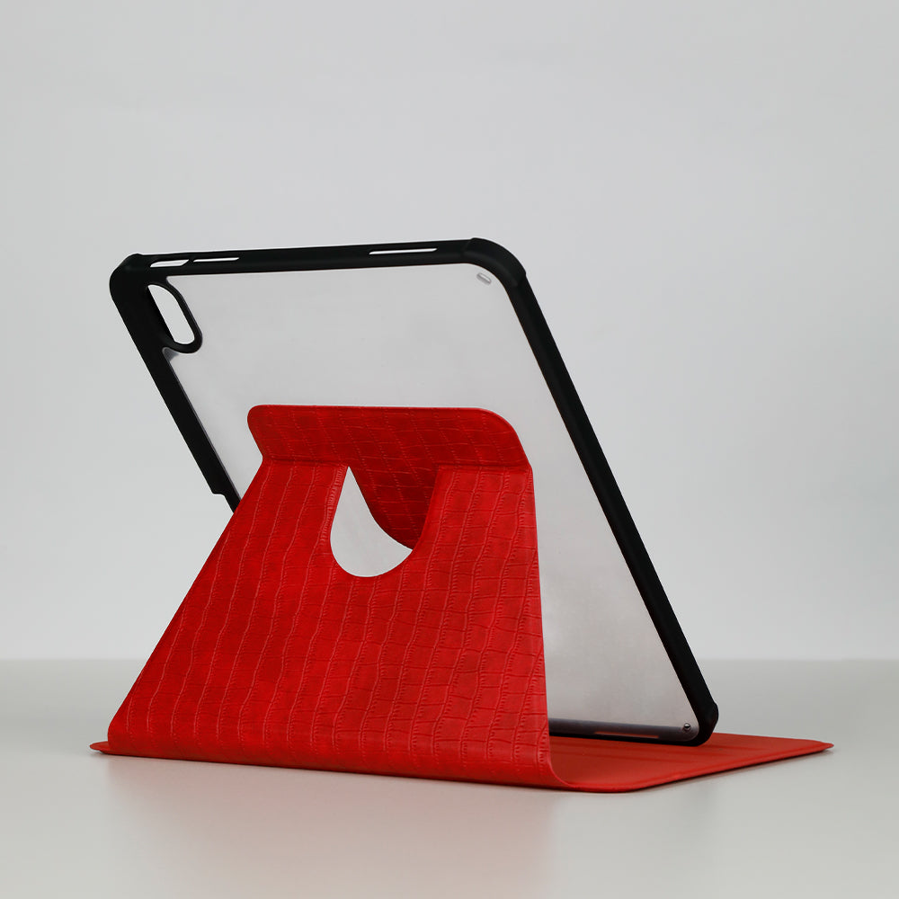 Smart High Quality Croc Pattern Leather Case for iPad A16 11-inch 2025 & iPad 10.9-inch 2022