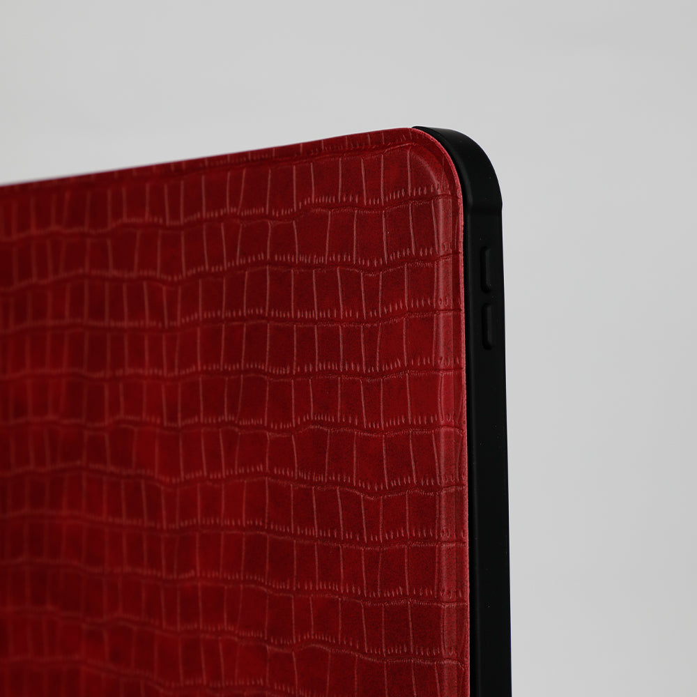 Smart High Quality Croc Pattern Leather Case for iPad A16 11-inch 2025 & iPad 10.9-inch 2022