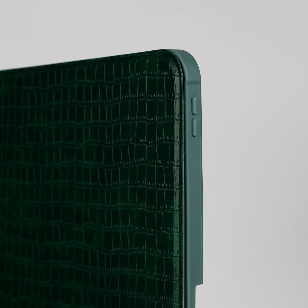 Smart High Quality Croc Pattern Leather Case for iPad A16 11-inch 2025 & iPad 10.9-inch 2022