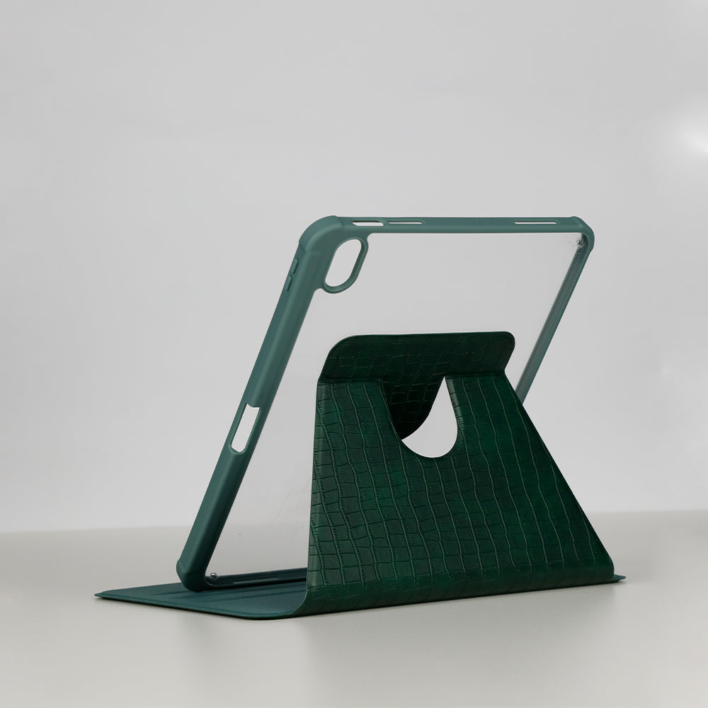 Smart High Quality Croc Pattern Leather Case for iPad A16 11-inch 2025 & iPad 10.9-inch 2022