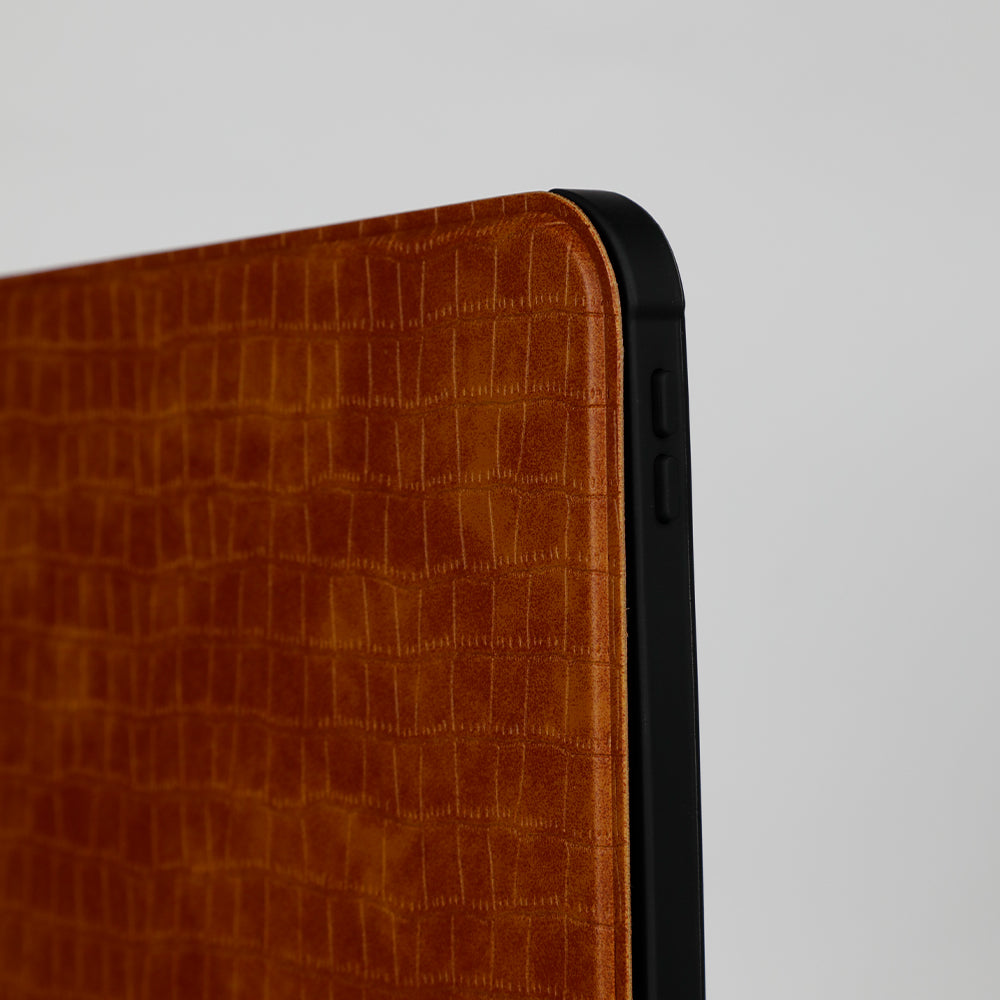 Smart High Quality Croc Pattern Leather Case for iPad A16 11-inch 2025 & iPad 10.9-inch 2022