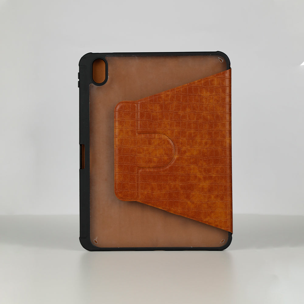 Smart High Quality Croc Pattern Leather Case for iPad A16 11-inch 2025 & iPad 10.9-inch 2022