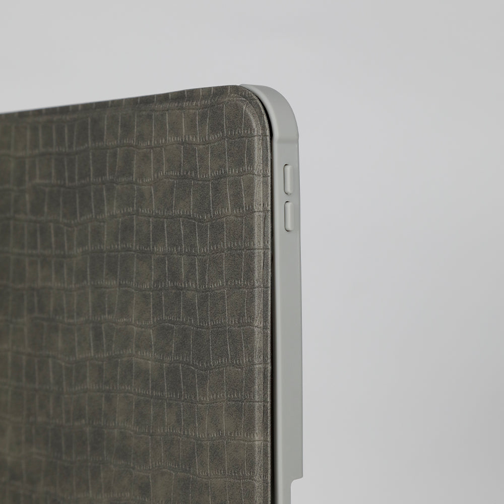 Smart High Quality Croc Pattern Leather Case for iPad A16 11-inch 2025 & iPad 10.9-inch 2022