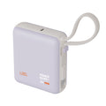 LZEL ZenoFlex Volt Mini 10000mAh PD Power Bank â€“ 20W Output / 18W Input | White