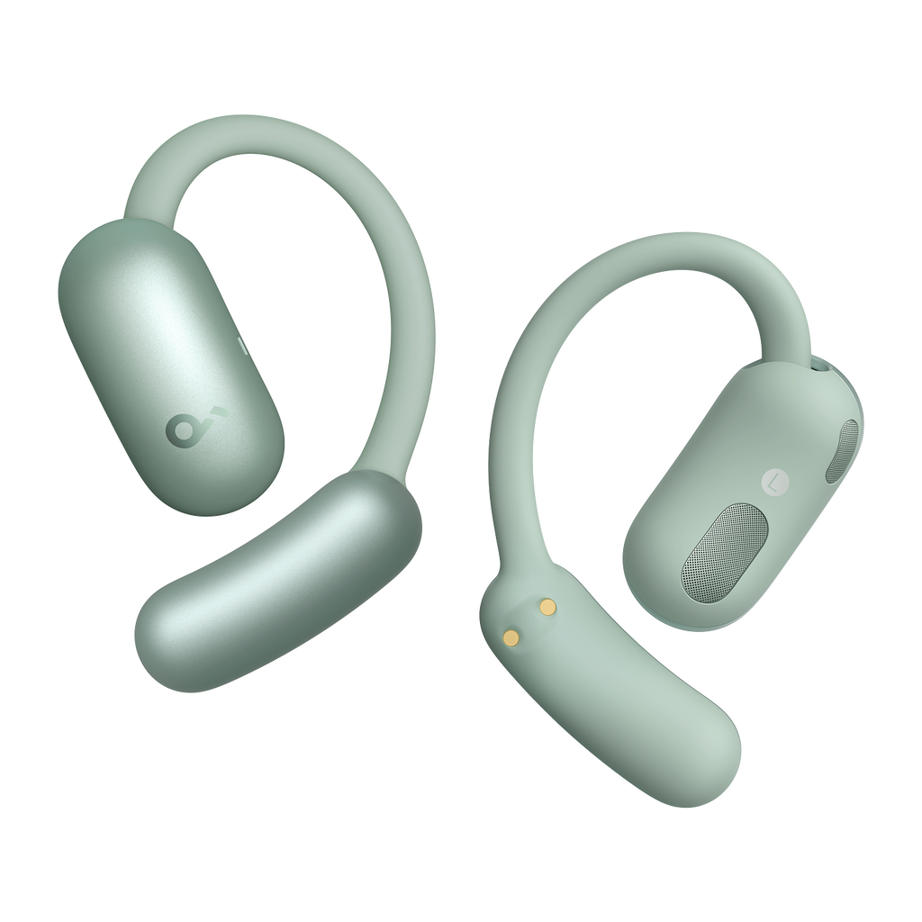 Soundcore AeroFit 2 Open-Ear Earbuds with AI Assistant | Green