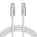 Anker Zolo 240W USB-C to USB-C Cable, Braided and Dirt-Free 1.8m (6ft) | White