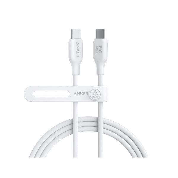 Anker 544 Cable Bio Based And Durable Usb-c To USB-C 6ft | White