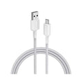 Anker 1.8m/6ft 322 USB-A to USB-C Braided Cable - White | A81H6H21
