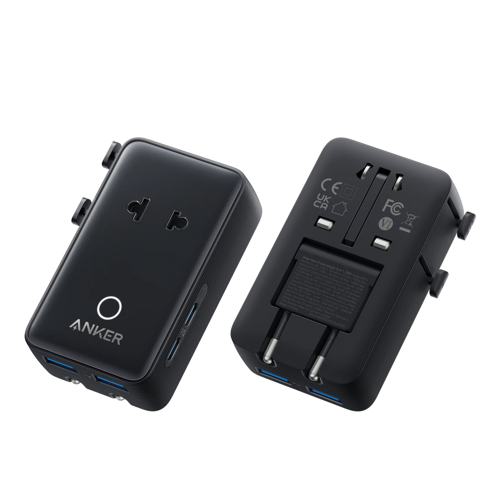 Anker Nano Travel Adapter 5-in-1 20W (1-Pack)