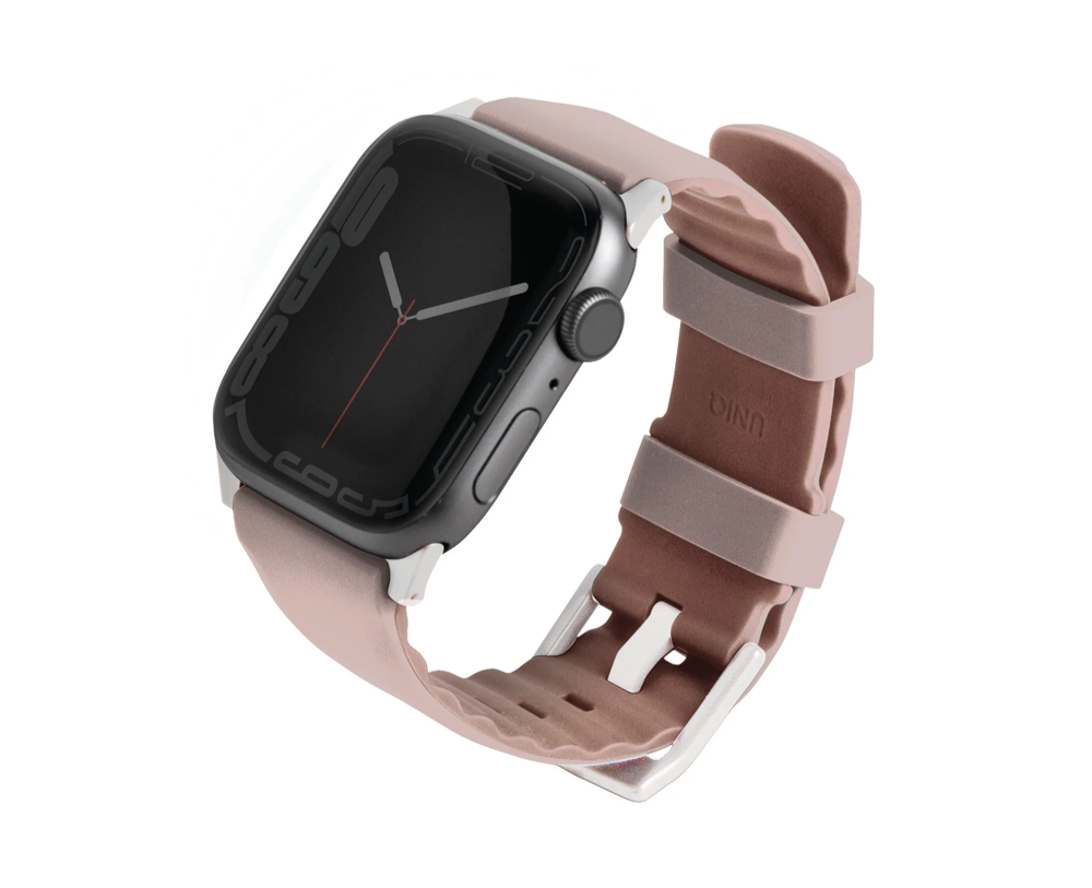 Uniq Linus Airosoft Silicone Apple Watch Strap 41/40/38mm | Rose Pink