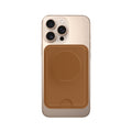 LZEL Aegis Leather Card Wallet Fortis MagSafe Magnetic | Brown