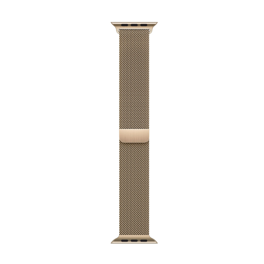 LZEL Avalonflex Stainless Steel Watch Band For 42/44/45/46/49mm (S10) Milanese Loop | Gold