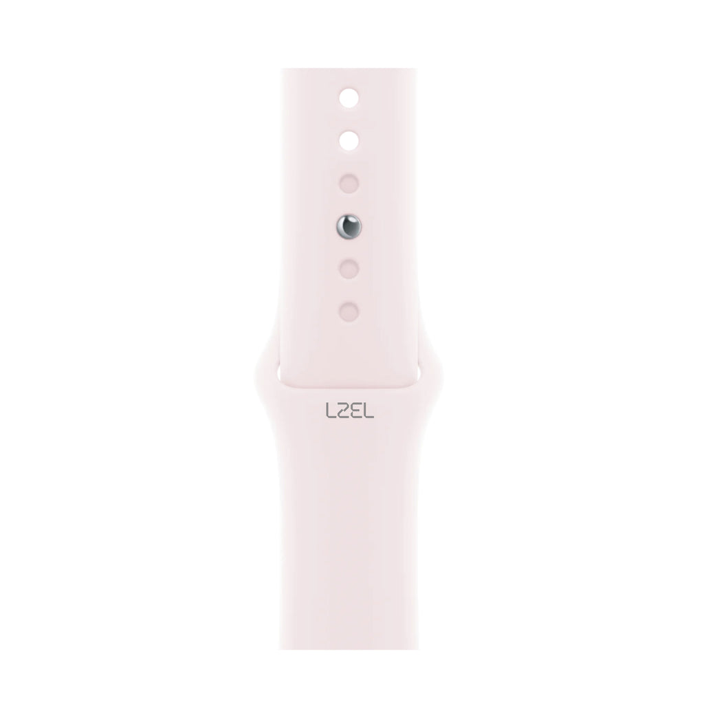 LZEL 38/40/41/42MM AvalonFlex Series 10 Silicone Watch Band | Light Pink